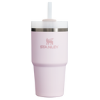 Double-Wall Vacuum The Quencher H2.0 Flowstate Tumbler D030T - Double-Wall Vacuum Insulated Travel Tumbler with Straw - Rose Quartz 2.0