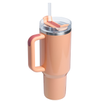 Splash-Resistant FlowState The Quencher H2.0 Flowstate Tumbler D050X - Double-Wall Vacuum Insulated Travel Tumbler with Straw Detail