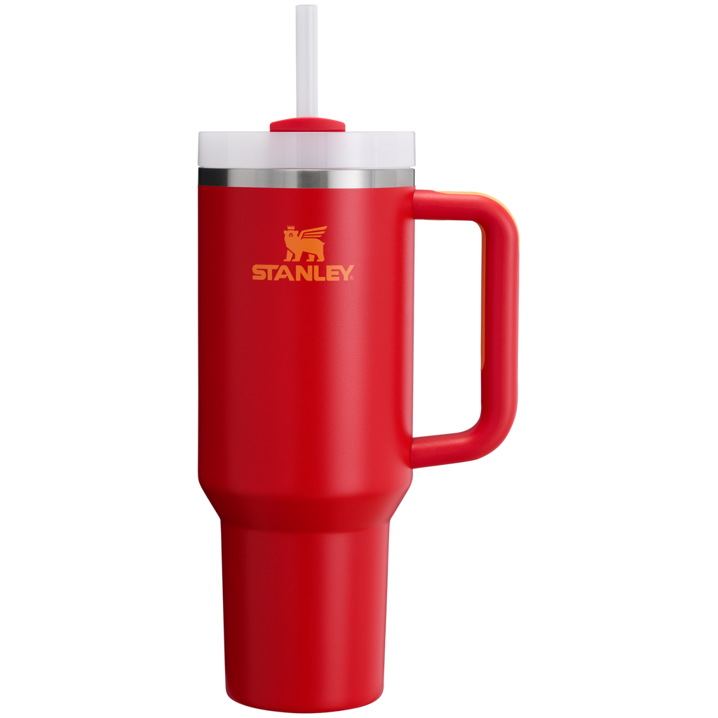 Splash-Resistant FlowState The Quencher H2.0 Flowstate Tumbler D050X - Double-Wall Vacuum Insulated Travel Tumbler with Straw Detail