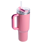 Splash-Resistant FlowState The Quencher H2.0 Flowstate Tumbler D050X - Double-Wall Vacuum Insulated Travel Tumbler with Straw Detail