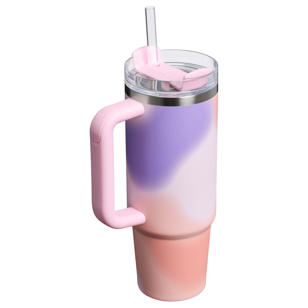 Double-Wall Vacuum The Quencher H2.0 Flowstate Tumbler D051L - Double-Wall Vacuum Insulated Travel Tumbler with Straw Detail