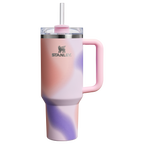 Splash-Resistant FlowState The Quencher H2.0 Flowstate Tumbler D050X - Double-Wall Vacuum Insulated Travel Tumbler with Straw Detail
