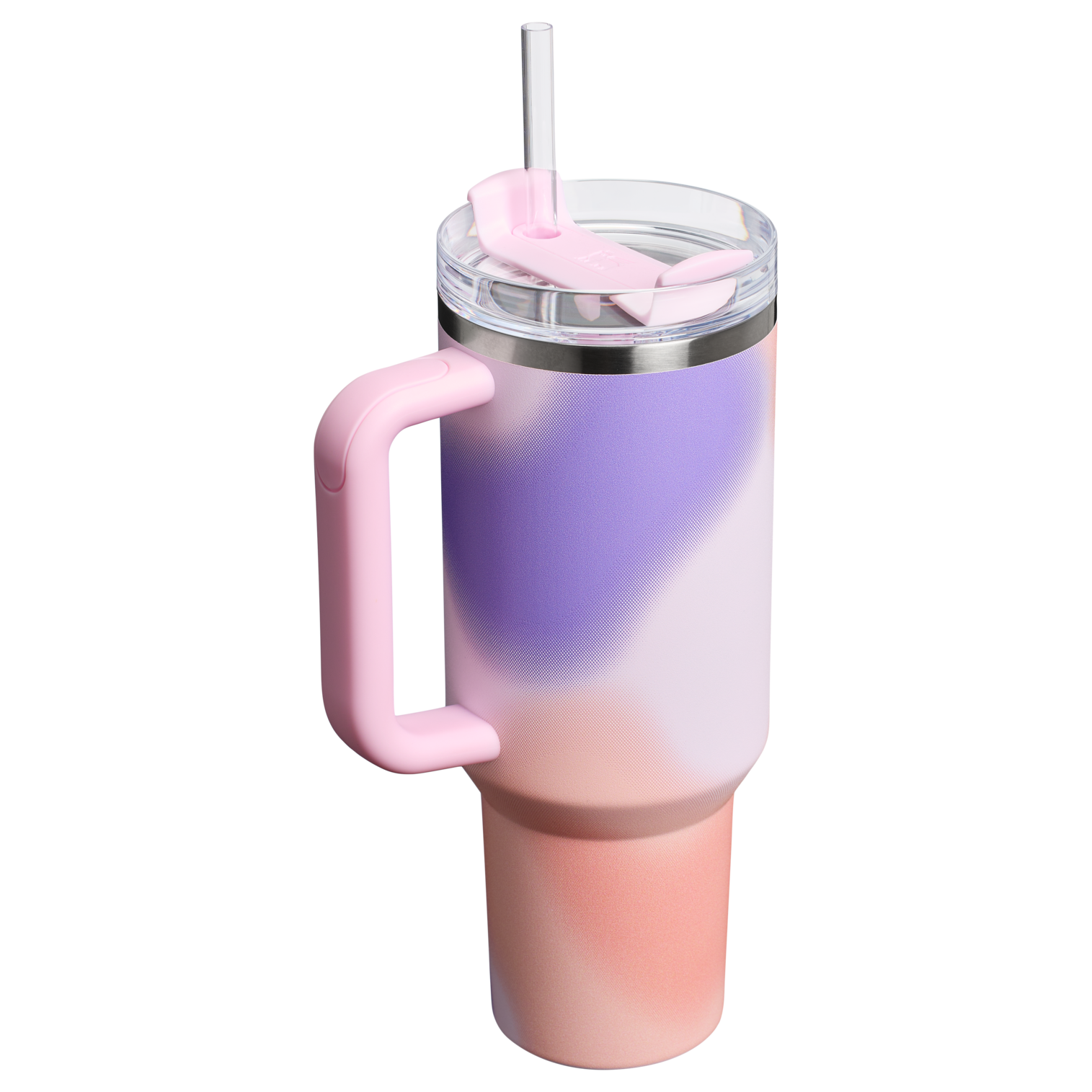 Splash-Resistant FlowState The Quencher H2.0 Flowstate Tumbler D050X - Double-Wall Vacuum Insulated Travel Tumbler with Straw Detail