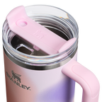 Splash-Resistant FlowState The Quencher H2.0 Flowstate Tumbler D050X - Double-Wall Vacuum Insulated Travel Tumbler with Straw Detail