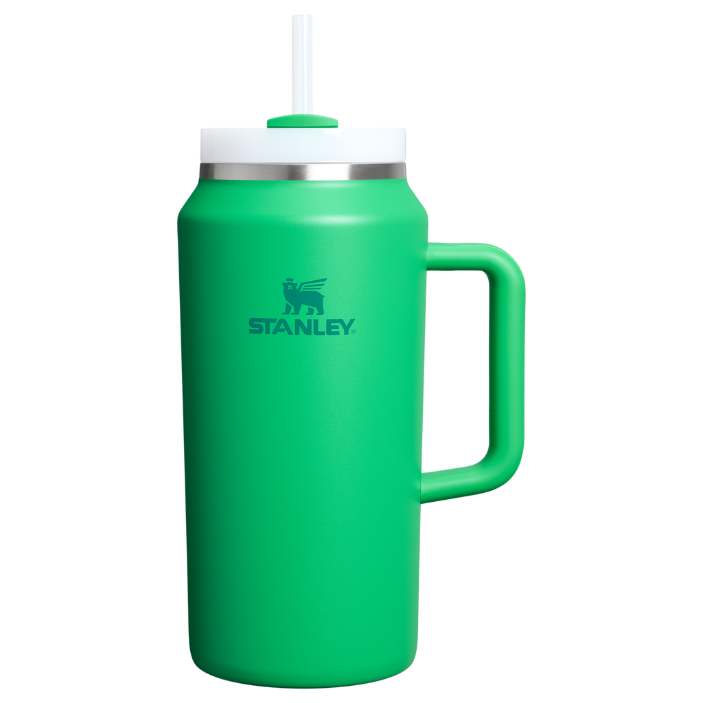 Splash-Resistant FlowState The Quencher H2.0 Flowstate Tumbler D033Q - Double-Wall Vacuum Insulated Travel Tumbler with Straw - Meadow