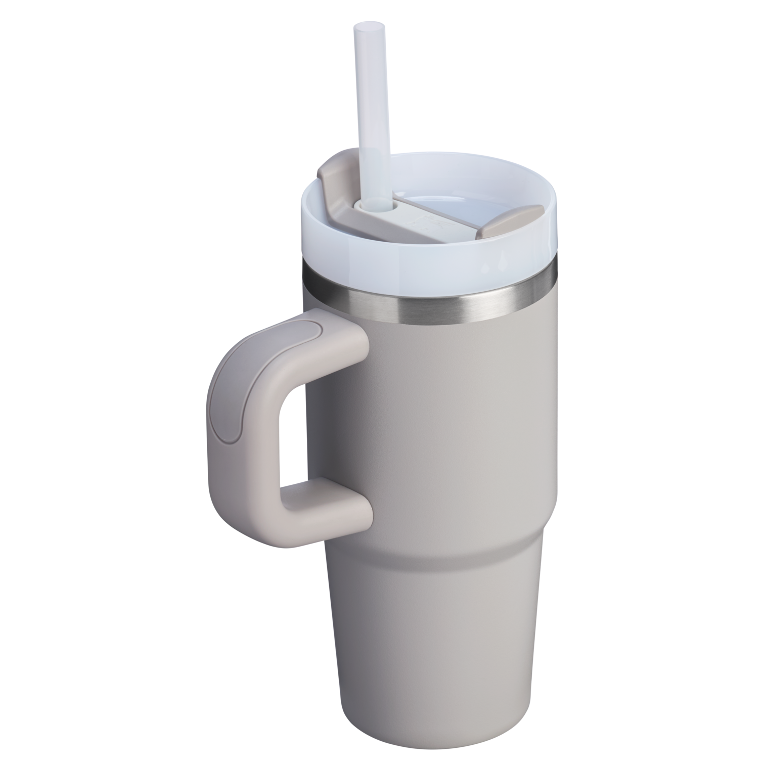 Splash-Resistant FlowState The Quencher H2.O Flowstate Tumbler | Stanley Create D291F - 40oz Large Capacity Car-Cup Friendly Quencher Detail