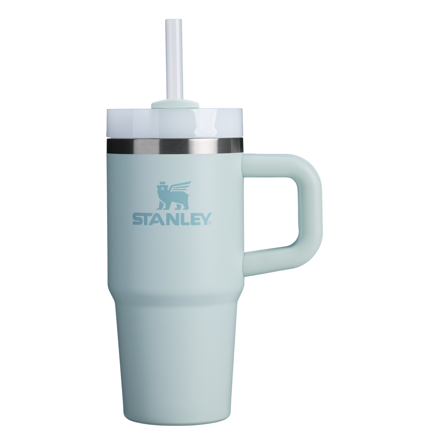 Splash-Resistant FlowState The Quencher H2.O Flowstate Tumbler | Stanley Create D291F - 40oz Large Capacity Car-Cup Friendly Quencher Detail
