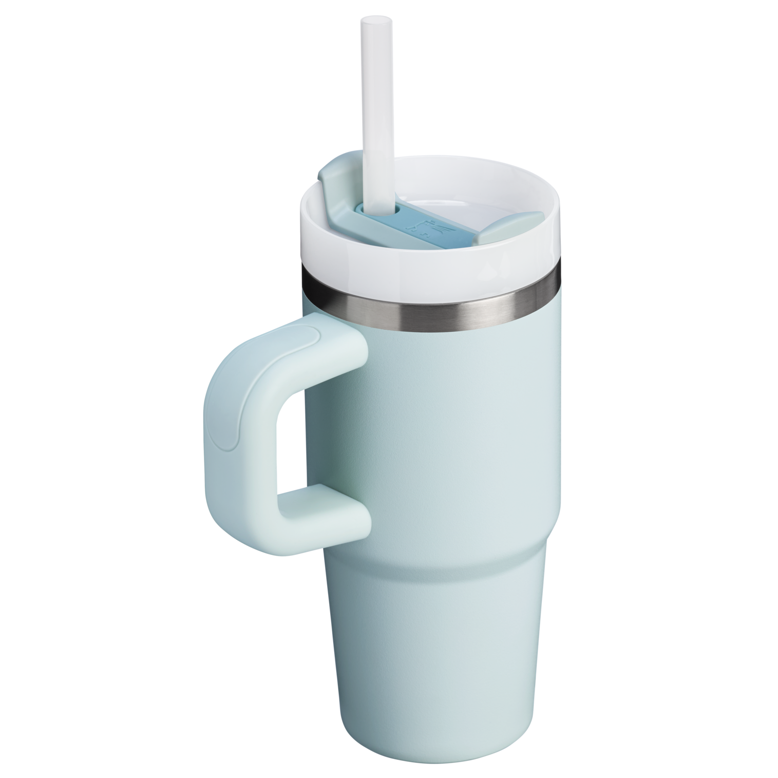 Splash-Resistant FlowState The Quencher H2.O Flowstate Tumbler | Stanley Create D291F - 40oz Large Capacity Car-Cup Friendly Quencher Detail
