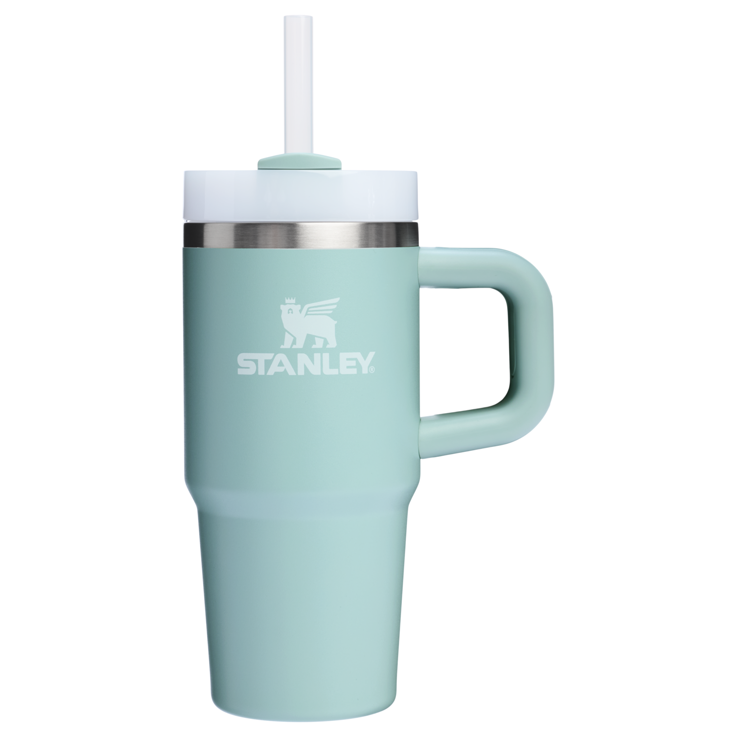 Splash-Resistant FlowState The Quencher H2.O Flowstate Tumbler | Stanley Create D291F - 40oz Large Capacity Car-Cup Friendly Quencher Detail