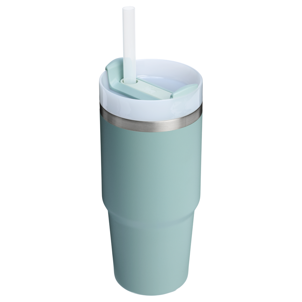 Double-Wall Vacuum The Quencher H2.0 Flowstate Tumbler D214X - Double-Wall Vacuum Insulated Travel Tumbler with Straw Detail