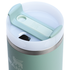 Double-Wall Vacuum The Quencher H2.0 Flowstate Tumbler D214X - Double-Wall Vacuum Insulated Travel Tumbler with Straw Detail