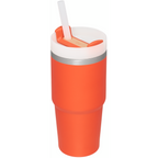 Double-Wall Vacuum The Quencher H2.0 Flowstate Tumbler D214X - Double-Wall Vacuum Insulated Travel Tumbler with Straw Detail