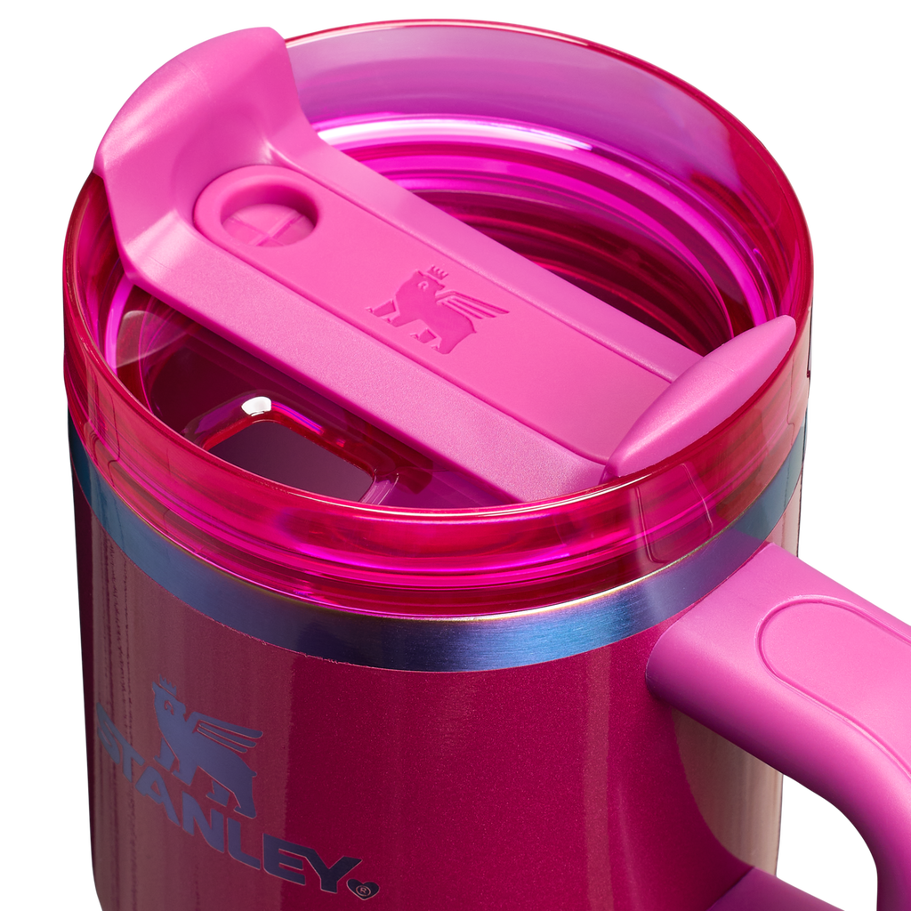 Insulated Travel The Quencher H2.O Flowstate Tumbler | Stanley Create D274S - Double-Wall Vacuum Insulated Travel Tumbler with Straw Detail