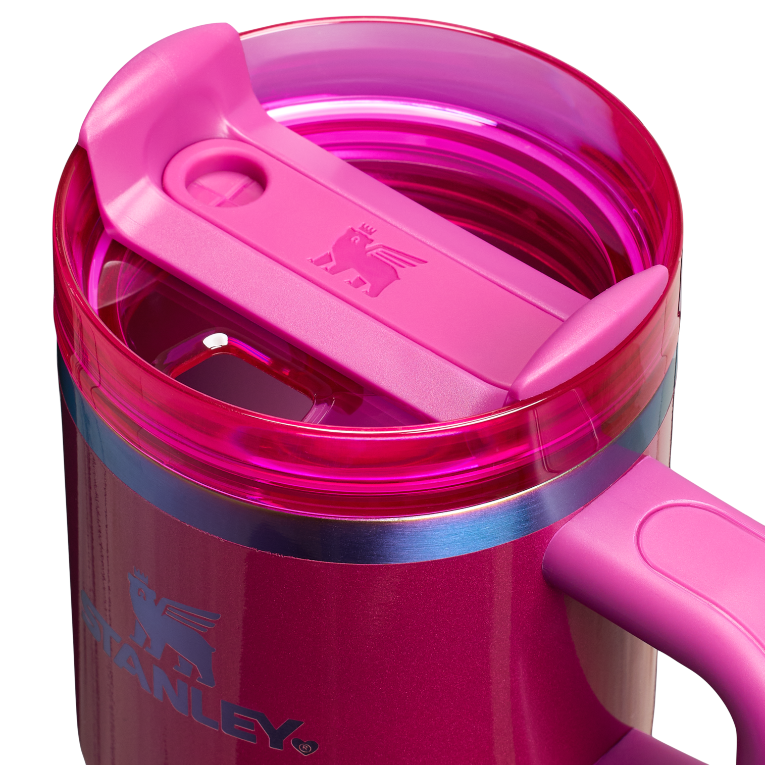 Insulated Travel The Quencher H2.O Flowstate Tumbler | Stanley Create D274S - Double-Wall Vacuum Insulated Travel Tumbler with Straw Detail