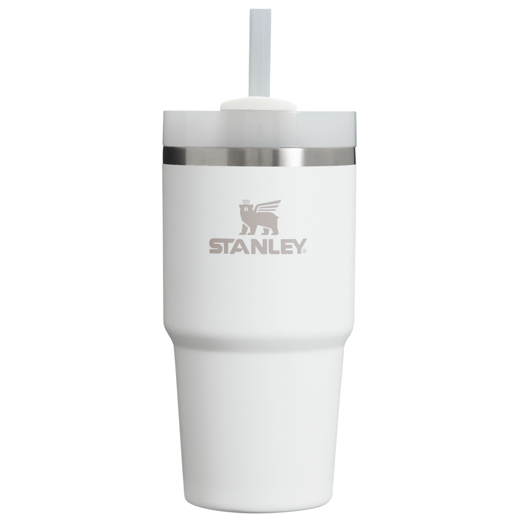 Double-Wall Vacuum The Quencher H2.0 Flowstate Tumbler D030T - Double-Wall Vacuum Insulated Travel Tumbler with Straw - Frost