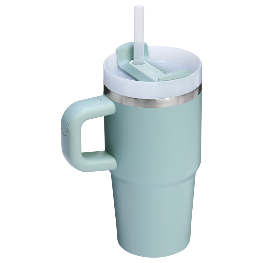 Double-Wall Vacuum The Quencher H2.0 Flowstate Tumbler D030T - Double-Wall Vacuum Insulated Travel Tumbler with Straw Detail