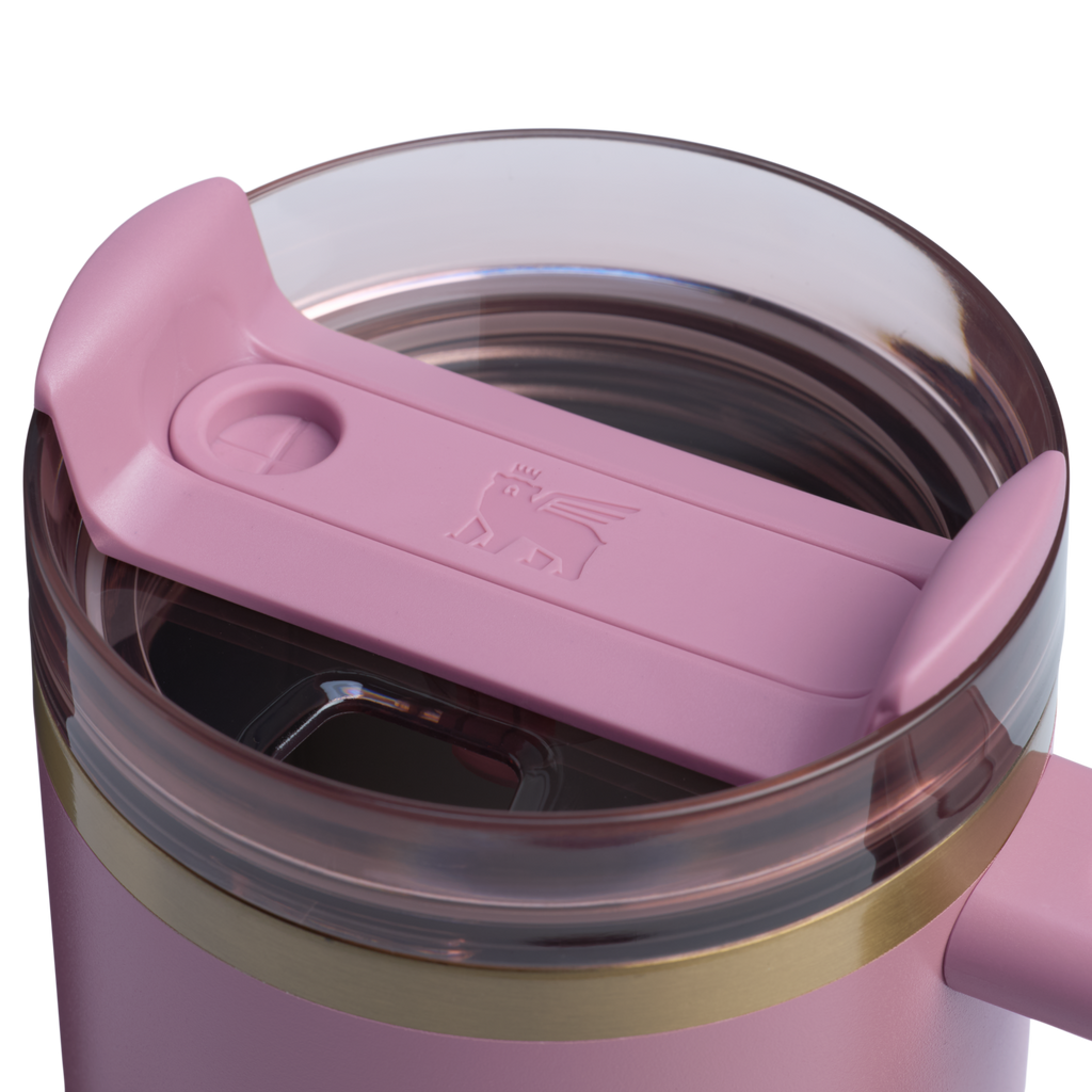 Double-Wall Vacuum The Quencher H2.0 Flowstate Tumbler D051L - Double-Wall Vacuum Insulated Travel Tumbler with Straw Detail