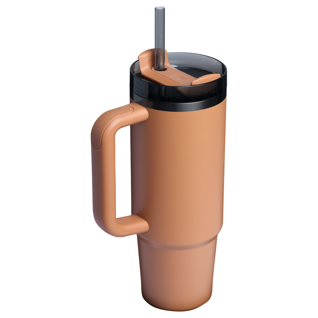 Double-Wall Vacuum The Quencher H2.0 Flowstate Tumbler D051L - Double-Wall Vacuum Insulated Travel Tumbler with Straw Detail