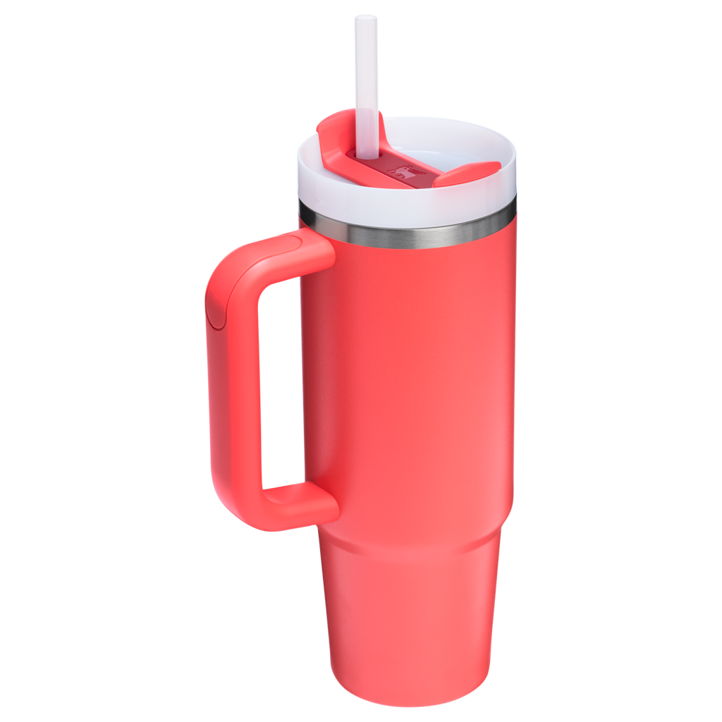 Double-Wall Vacuum The Quencher H2.0 Flowstate Tumbler D030T - Double-Wall Vacuum Insulated Travel Tumbler with Straw Detail