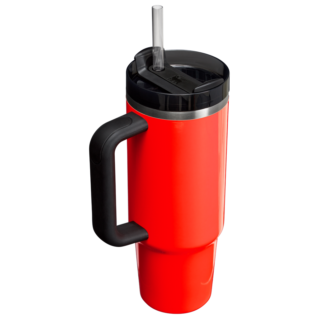 Double-Wall Vacuum The Quencher H2.0 Flowstate Tumbler D051L - Double-Wall Vacuum Insulated Travel Tumbler with Straw Detail