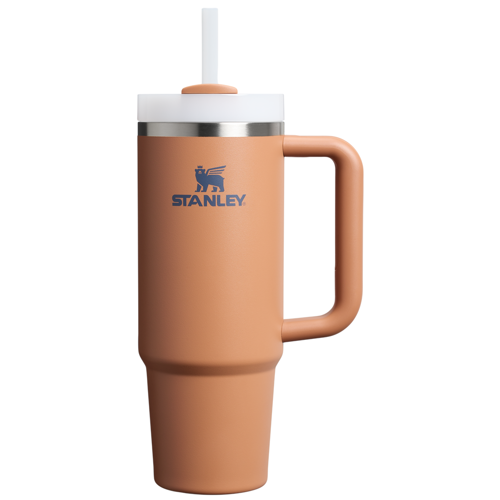 Car-Cup Friendly The Quencher H2.0 Flowstate Tumbler | Stanley Create D331C - FlowState 3-Position Lid Insulated Travel Mug - Toast