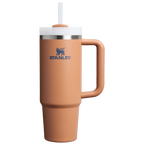 Car-Cup Friendly The Quencher H2.0 Flowstate Tumbler | Stanley Create D331C - FlowState 3-Position Lid Insulated Travel Mug - Toast