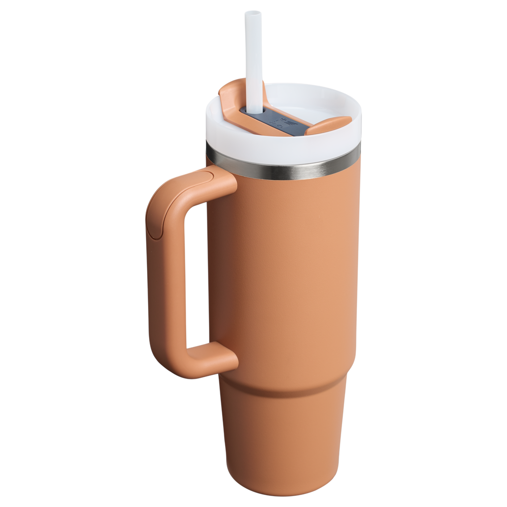 Double-Wall Vacuum The Quencher H2.0 Flowstate Tumbler D030T - Double-Wall Vacuum Insulated Travel Tumbler with Straw Detail