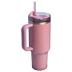 Splash-Resistant FlowState The Quencher H2.0 Flowstate Tumbler D050X - Double-Wall Vacuum Insulated Travel Tumbler with Straw Detail