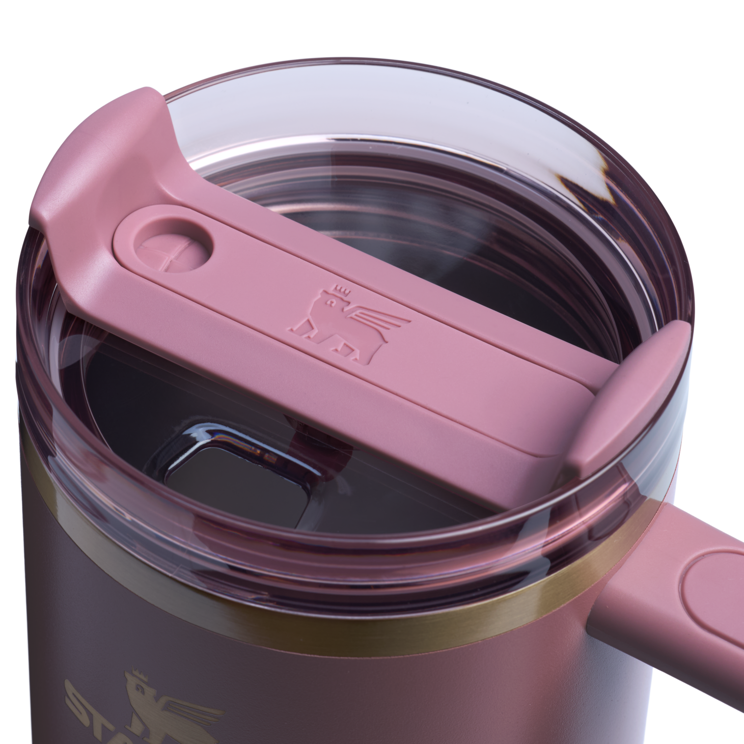 Splash-Resistant FlowState The Quencher H2.0 Flowstate Tumbler D050X - Double-Wall Vacuum Insulated Travel Tumbler with Straw Detail