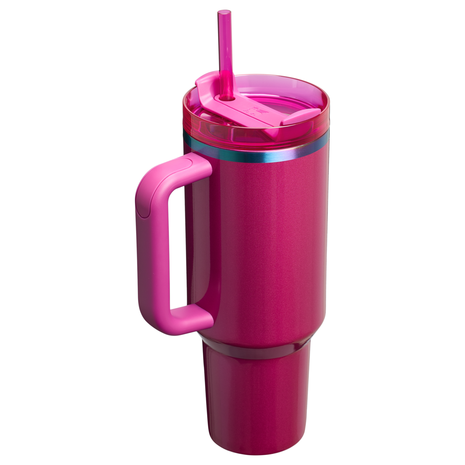 Splash-Resistant FlowState The Quencher H2.0 Flowstate Tumbler D050X - Double-Wall Vacuum Insulated Travel Tumbler with Straw Detail