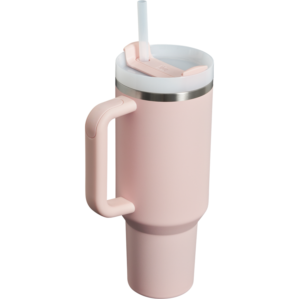 Splash-Resistant FlowState The Quencher H2.0 Flowstate Tumbler D050X - Double-Wall Vacuum Insulated Travel Tumbler with Straw Detail