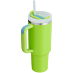 Splash-Resistant FlowState The Quencher H2.0 Flowstate Tumbler D050X - Double-Wall Vacuum Insulated Travel Tumbler with Straw Detail