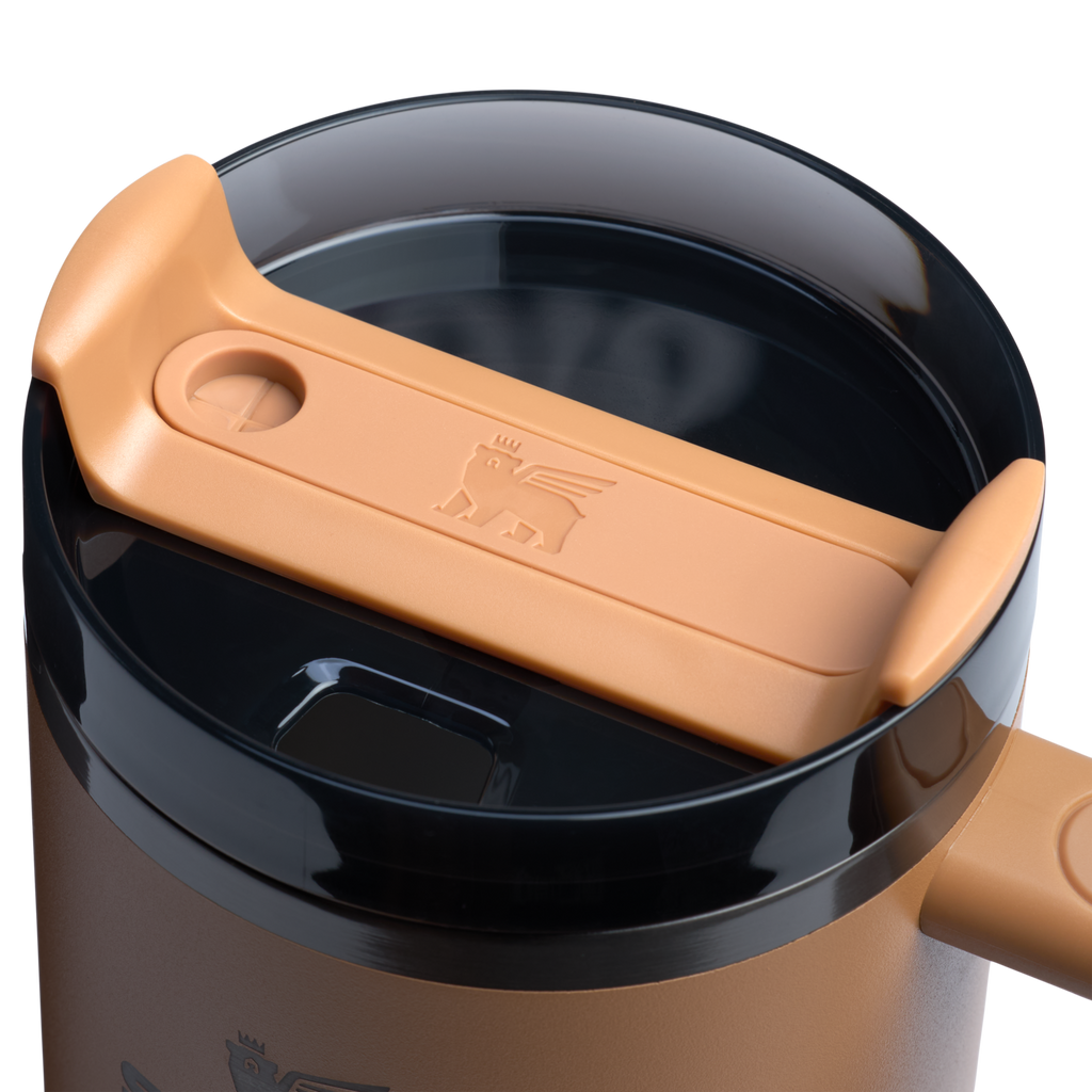 Splash-Resistant FlowState The Quencher H2.0 Flowstate Tumbler D050X - Double-Wall Vacuum Insulated Travel Tumbler with Straw Detail