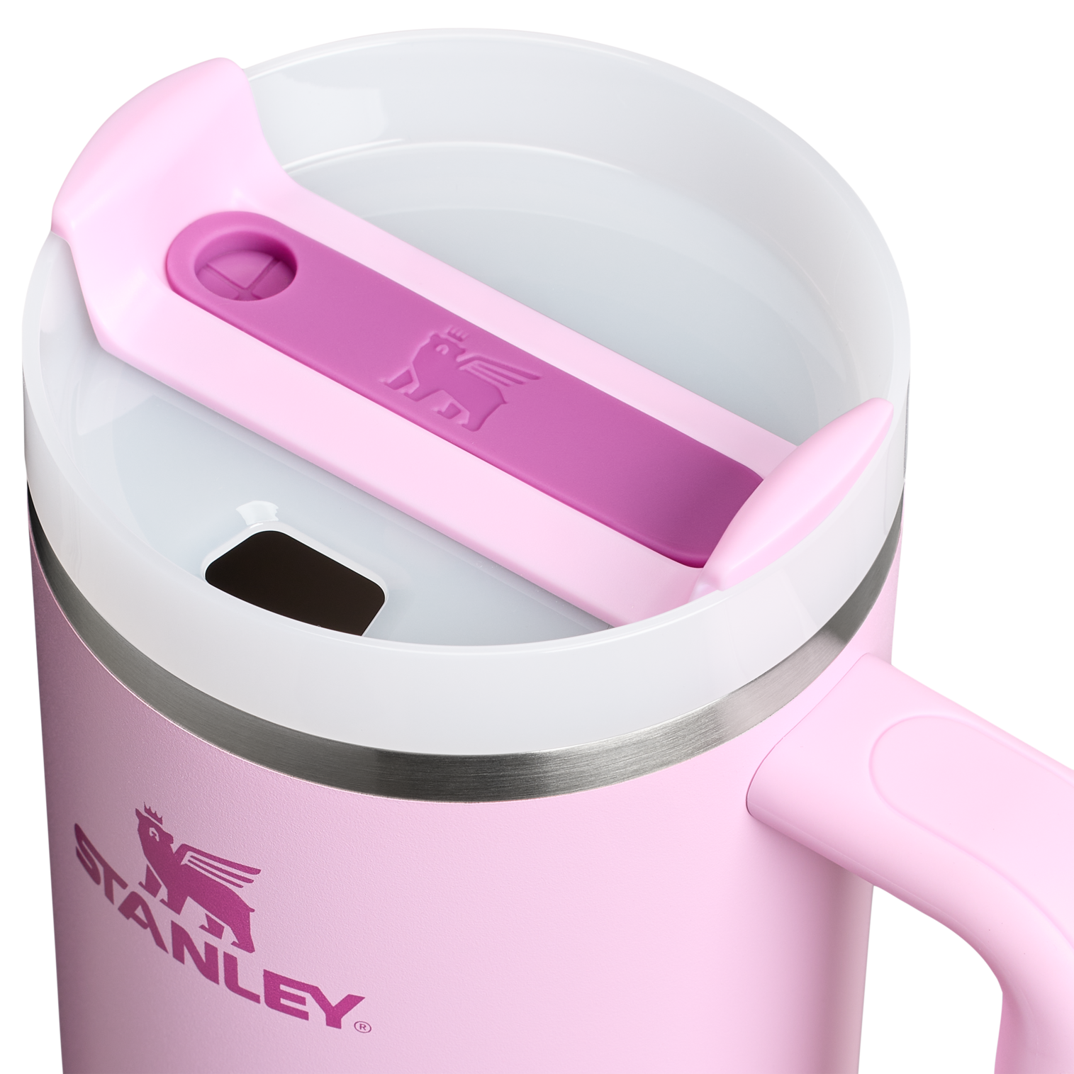 Double-Wall Vacuum The Quencher H2.0 Flowstate Tumbler  | Stanley Create D332L - Double-Wall Vacuum Insulated Travel Tumbler with Straw Detail