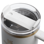 Splash-Resistant FlowState The Quencher H2.0 Flowstate Tumbler D050X - Double-Wall Vacuum Insulated Travel Tumbler with Straw Detail
