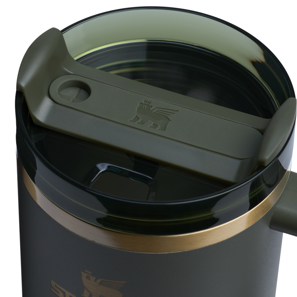 Splash-Resistant FlowState The Quencher H2.0 Flowstate Tumbler D050X - Double-Wall Vacuum Insulated Travel Tumbler with Straw Detail