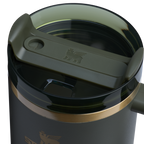Splash-Resistant FlowState The Quencher H2.0 Flowstate Tumbler D050X - Double-Wall Vacuum Insulated Travel Tumbler with Straw Detail