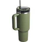 Splash-Resistant FlowState The Quencher H2.0 Flowstate Tumbler D050X - Double-Wall Vacuum Insulated Travel Tumbler with Straw Detail