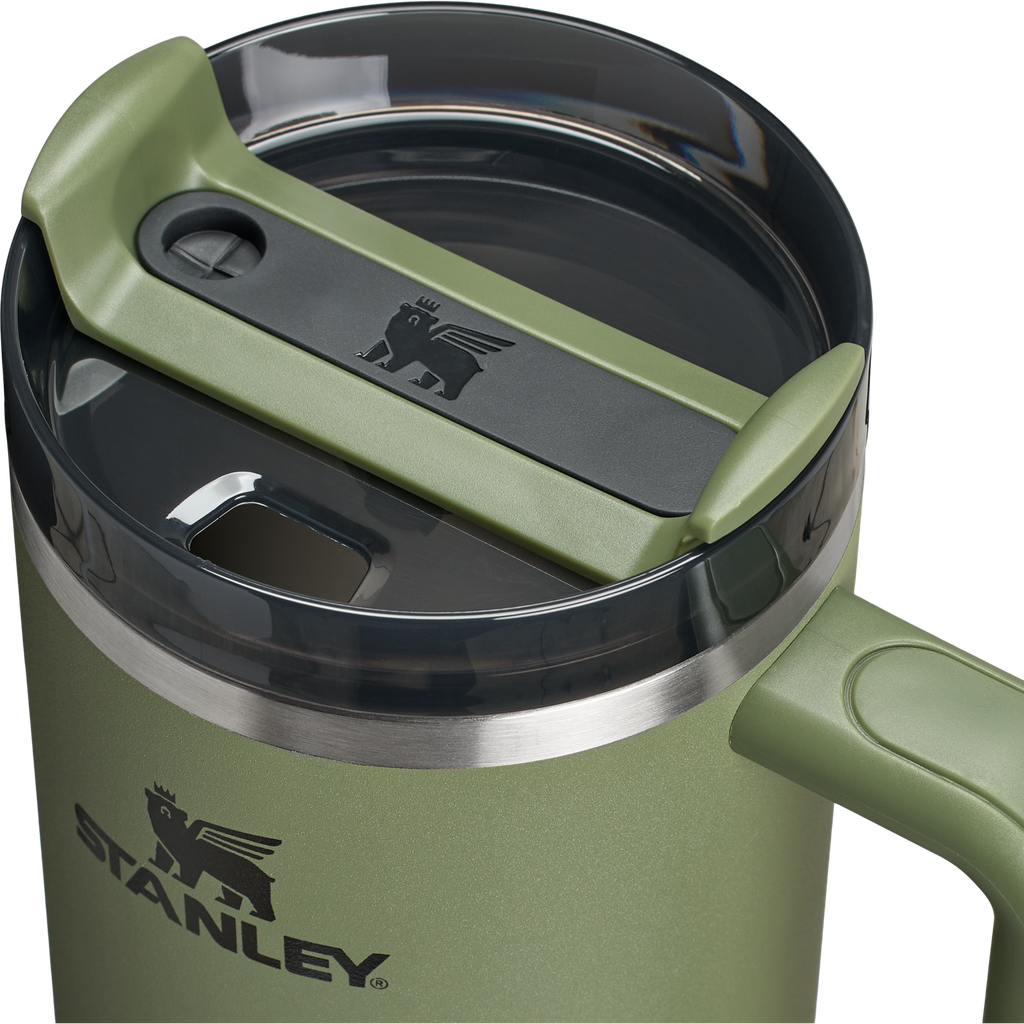 Splash-Resistant FlowState The Quencher H2.0 Flowstate Tumbler D050X - Double-Wall Vacuum Insulated Travel Tumbler with Straw Detail