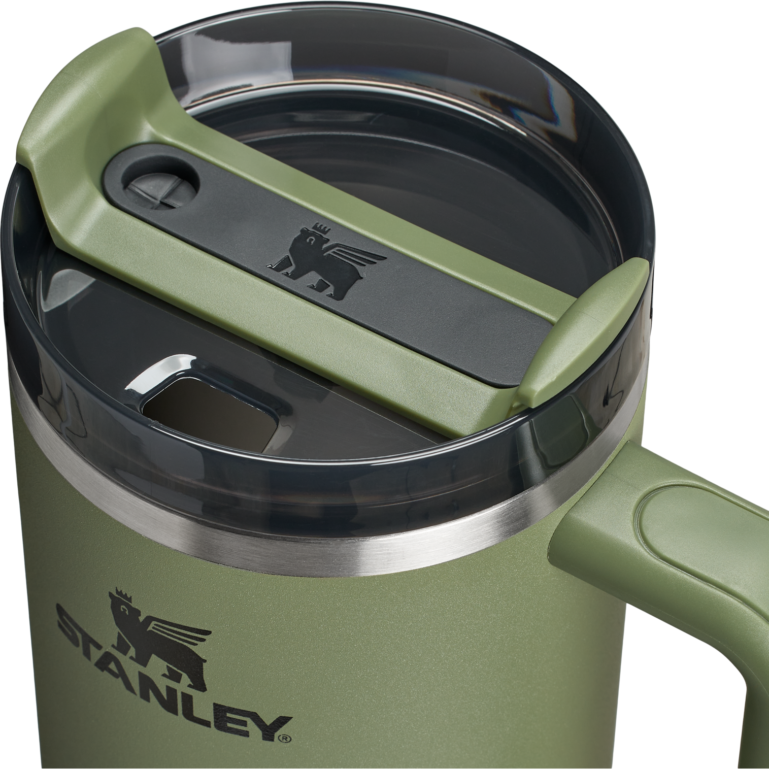 Splash-Resistant FlowState The Quencher H2.0 Flowstate Tumbler D050X - Double-Wall Vacuum Insulated Travel Tumbler with Straw Detail