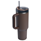 Splash-Resistant FlowState The Quencher H2.0 Flowstate Tumbler D050X - Double-Wall Vacuum Insulated Travel Tumbler with Straw Detail