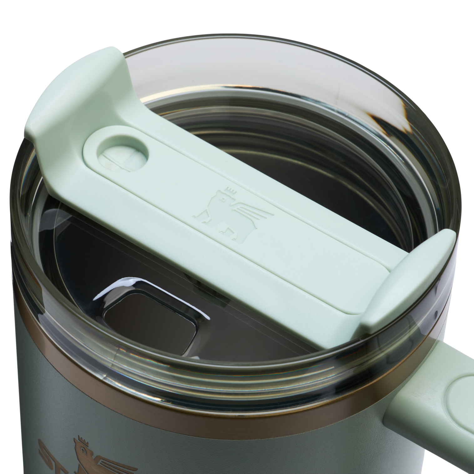 Splash-Resistant FlowState The Quencher H2.0 Flowstate Tumbler D050X - Double-Wall Vacuum Insulated Travel Tumbler with Straw Detail