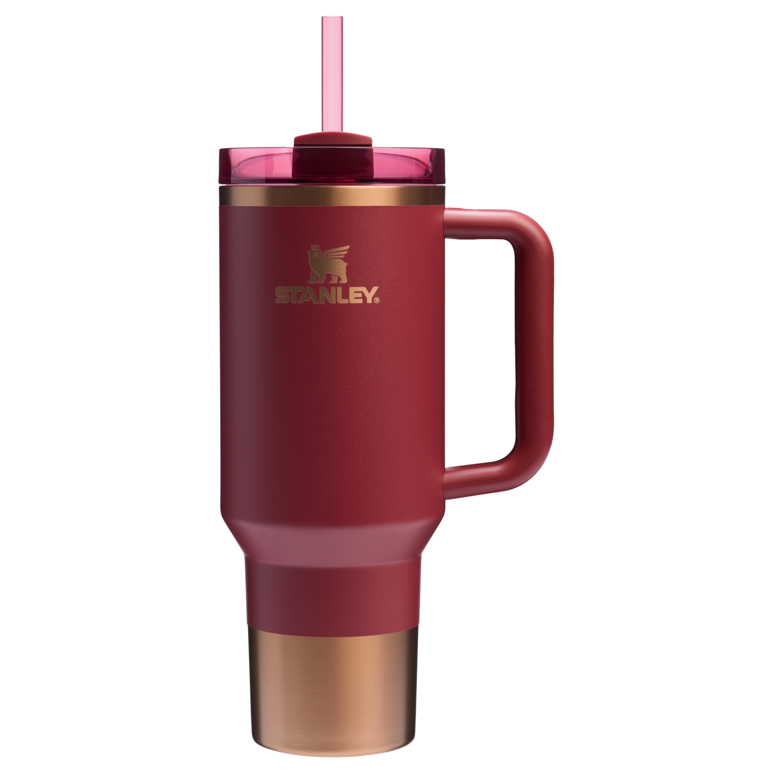 Double-Wall Vacuum The Quencher H2.0 Flowstate Tumbler  | Stanley Create D332L - Double-Wall Vacuum Insulated Travel Tumbler with Straw Detail