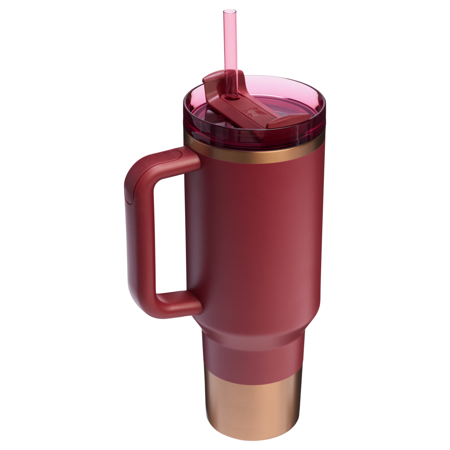 Double-Wall Vacuum The Quencher H2.0 Flowstate Tumbler  | Stanley Create D332L - Double-Wall Vacuum Insulated Travel Tumbler with Straw Detail
