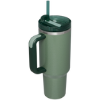 Splash-Resistant FlowState The Quencher H2.0 Flowstate Tumbler D050X - Double-Wall Vacuum Insulated Travel Tumbler with Straw Detail