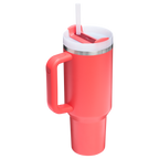Splash-Resistant FlowState The Quencher H2.0 Flowstate Tumbler D050X - Double-Wall Vacuum Insulated Travel Tumbler with Straw Detail