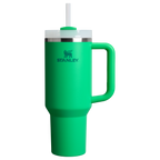 Splash-Resistant FlowState The Quencher H2.0 Flowstate Tumbler D050X - Double-Wall Vacuum Insulated Travel Tumbler with Straw - Meadow
