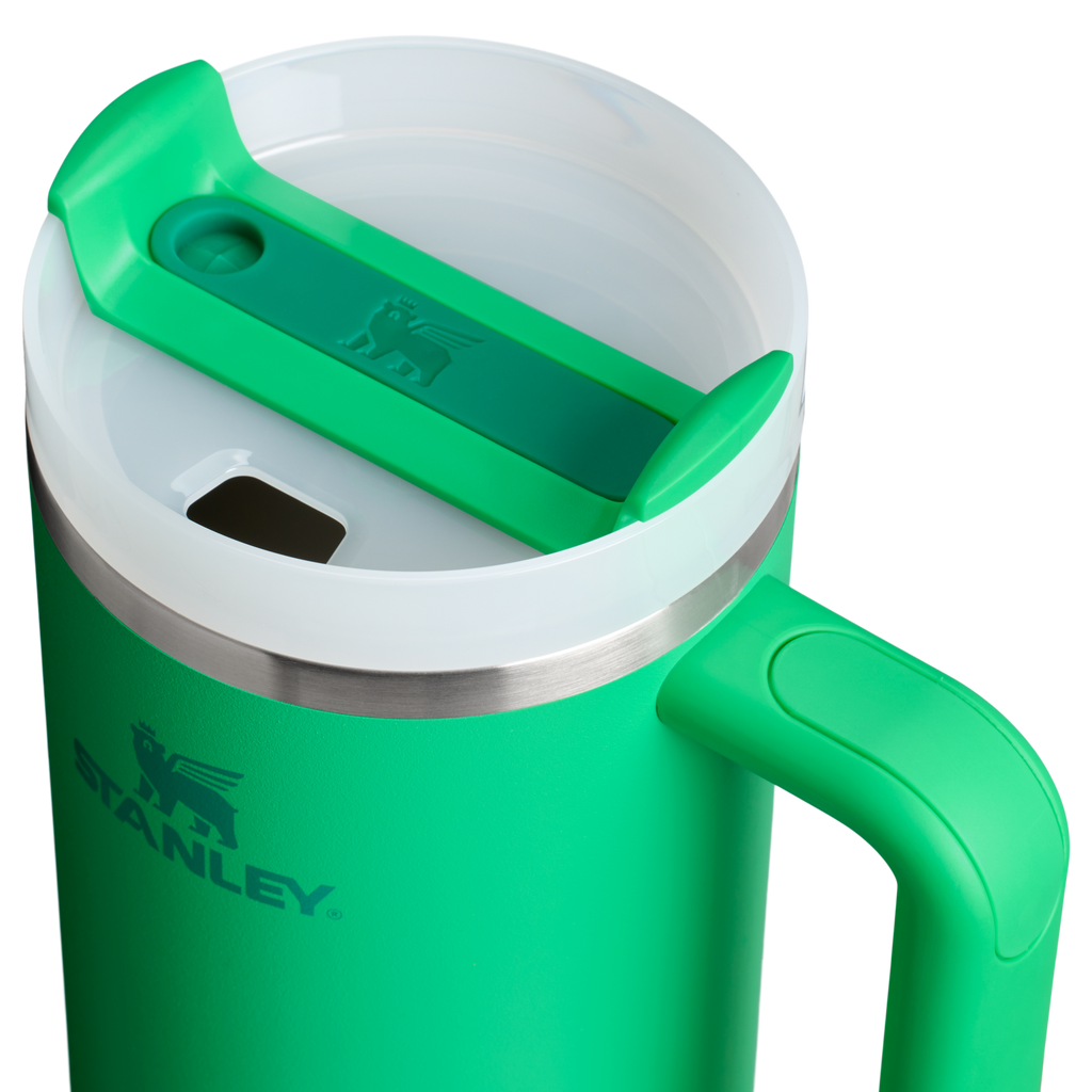 Splash-Resistant FlowState The Quencher H2.0 Flowstate Tumbler D050X - Double-Wall Vacuum Insulated Travel Tumbler with Straw Detail