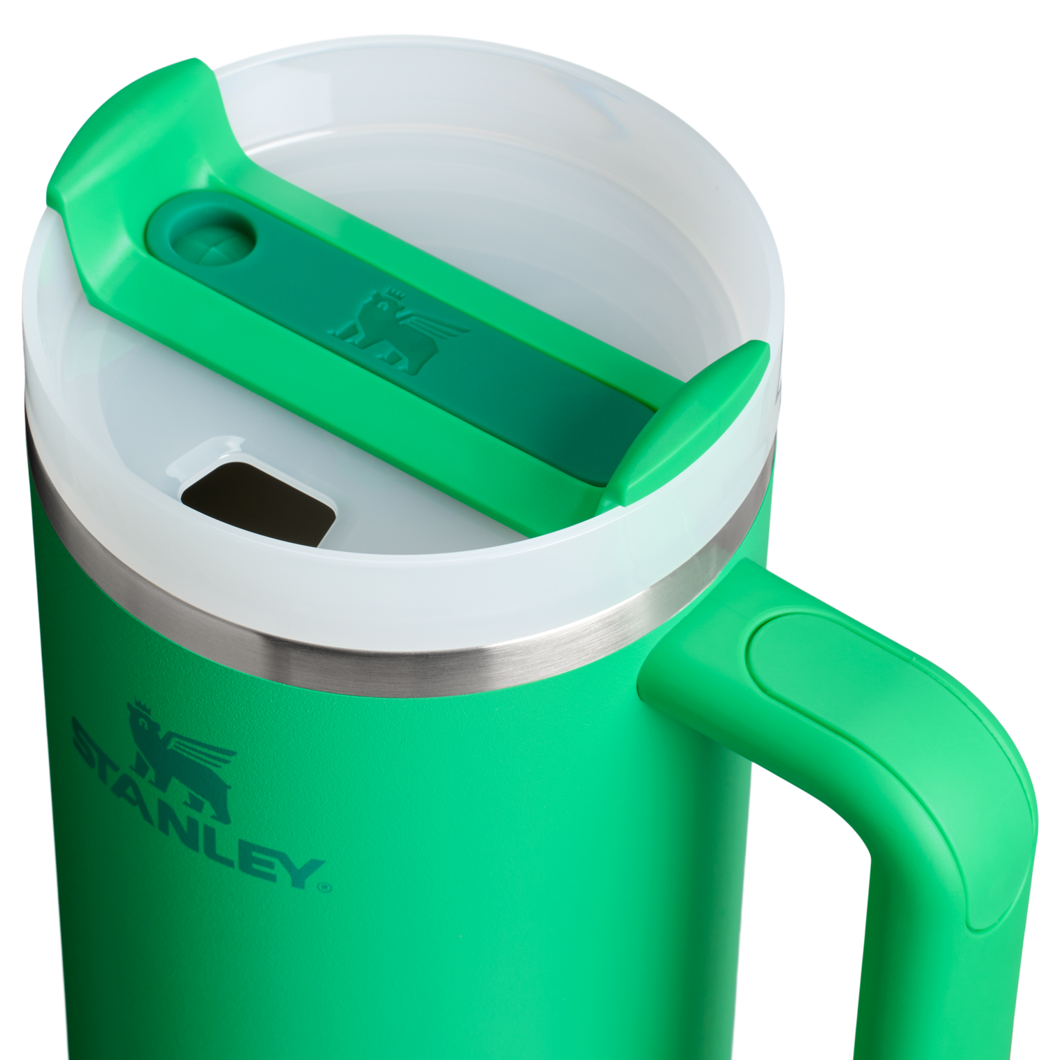 Splash-Resistant FlowState The Quencher H2.0 Flowstate Tumbler D050X - Double-Wall Vacuum Insulated Travel Tumbler with Straw Detail