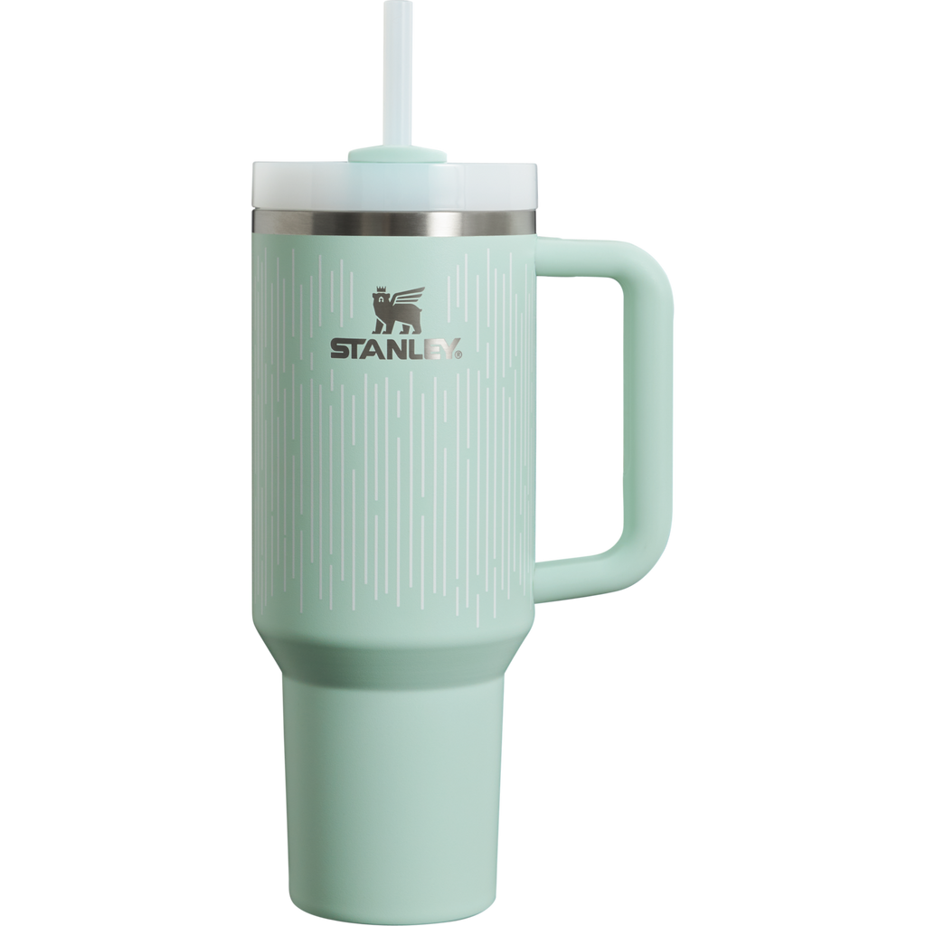 Splash-Resistant FlowState The Quencher H2.0 Flowstate Tumbler D050X - Double-Wall Vacuum Insulated Travel Tumbler with Straw Detail